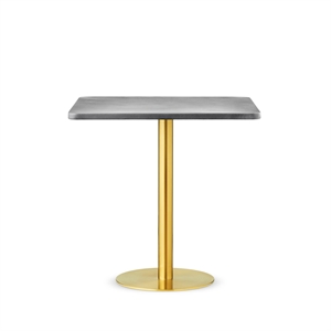 Design By Us Skins Soffbord 74x74 Guld/Rökfärgad