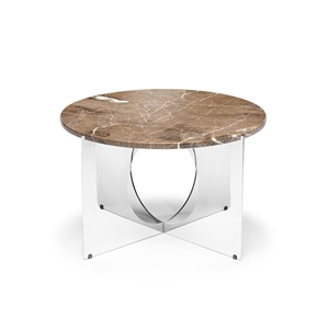 Design By Us This Is Art Soffbord Krom/ Grå Marmor