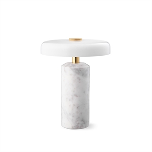 Design By Us Trip Bärbar Lampa Carrara Marmor/Glansande Opal