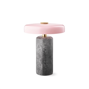 Design By Us Trip Bärbar Lampa Silver Marmor/Rosa