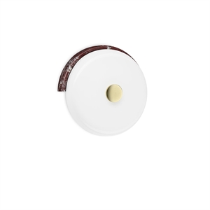 Design By Us Trip Vägglampa Burgundy Marmor/Glansande Opal