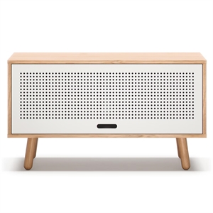 Department Ray TV-bänk 100 cm Ek/ Vit