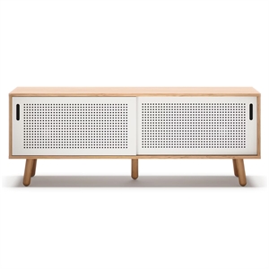 Department Ray TV-bänk 150 cm Ek/ Vit