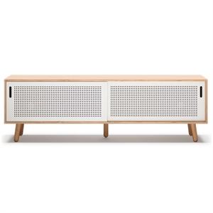 Department Ray TV-bänk 180 cm Ek/ Vit