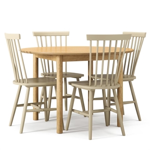 Department Wood Matbordsset Ek/Grå