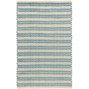 Decotique Dune Matta 60x90 Dammig Blå/ Naturvit