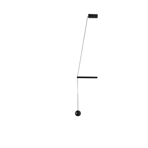 Estiluz Compass Vägglampa 1 3000K Svart