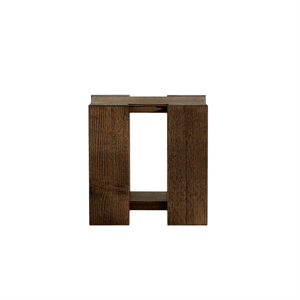 Rye Sleep Etagere Sidobord Mellanstor Röd Ek