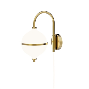 Rebello Eternal Moonlight Vägglampa Ø15 Vit Sladd