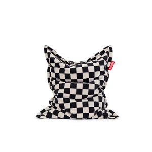 Fatboy Original Slim Teddy Beanbag Schack Svart Ecru