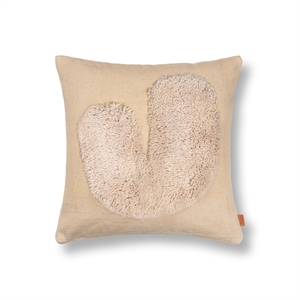 Ferm Living Lay Cushion Sandfärgad/ Benvit