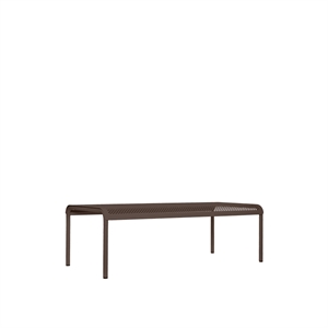 Ferm Living Dapple Lågt Trädgårdsbord 114x57 Mörk Choklad