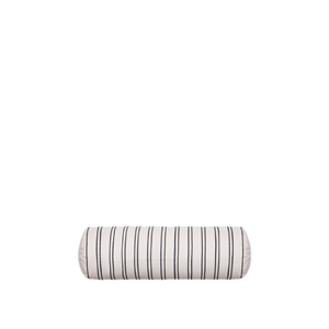 Ferm Living Twill Bolsterkudde Off-White/ Svart