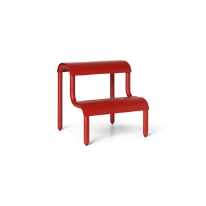 Ferm Living Up Step Pall Poppy Red