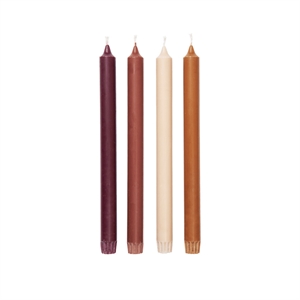 Ferm Living Pure Candles Ljus 4 St.
