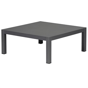 Fiam Domino Soffbord för Utomhusbruk 70x70 Antracit