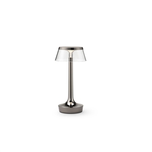 Flos Bon Jour Unplugged Bärbar Lampa Svart Krom