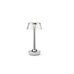 Flos Bon Jour Unplugged Bärbar Lampa Krom