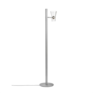 Flos Nocturne F1 Cone Golvlampa Silver
