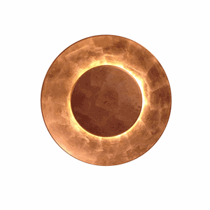 FontanaArte Lunaire Vägglampa Koppar