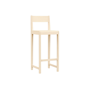 Frama 01 Barstol H76 Naturfärgad