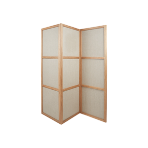 Frama Frame Trepanels Rumsavdelare Naturfärgad Ek/linne