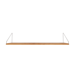 Frama Hylla för Bibliotek + Enkel 20x80 Oljad Ek