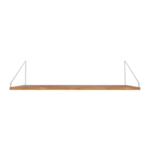 Frama Hylla för Bibliotek + Enkel 27x80 Oljad Ek