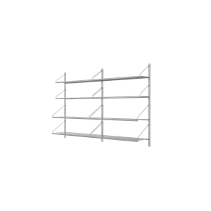 Frama Shelf Library Dubbelsektionshyllenhet 108,4x80 Rostfritt Stål