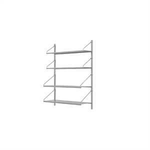 Frama Shelf Library Enkelsektionshyllenhet 108,4x80 Rostfritt Stål
