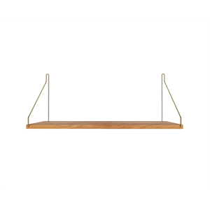 Frama Enkel Hylla Hylla 27x60 Naturlig Ek/ Mässing