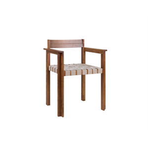 Frama Symmetry Matstol Med Armstöd Honung Ask/Havre