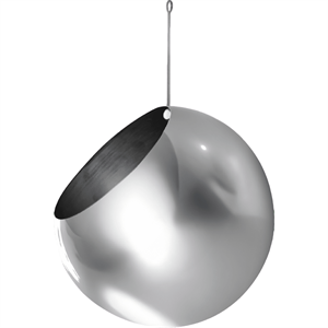 AYTM GLOBE Hängande Krukväxt Ø17 Silver