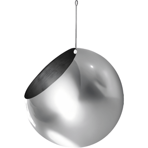 AYTM GLOBE Hängande krukväxt Ø21 Silver