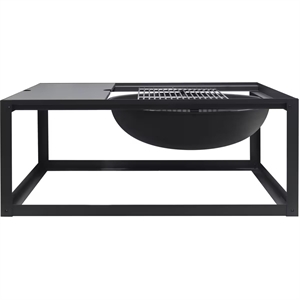 Mareld BBQ Eldstad Med Grillgaller Svart