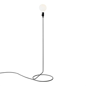 Design House Stockholm Sladd Golvlampa Utan Glödlampa Svart