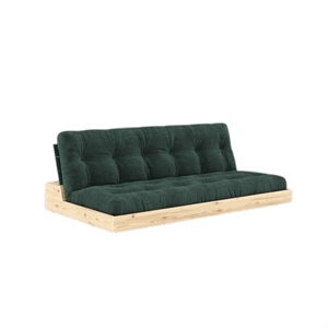 Karup Bas Bäddsoffa med 5-lagersmadrass Lush Green/Sjögrön