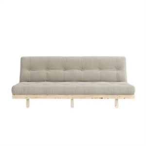 Karup Lean Soffa Bäddsoffa Med Madrass 130x190 Beige/Rå
