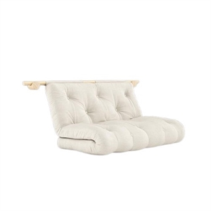 Karup Hooked Madrass Med Konsoler 135x200 Linne/Rå