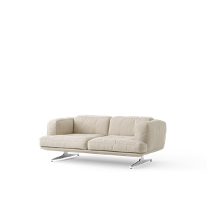 &Tradition Inland AV22 2-sits Soffa Clay 0011/Polerad Aluminium