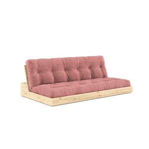 Karup Design Bas Bäddsoffa Med 5-lagers Madrass Transparent/ Sorbet Rosa