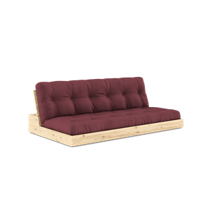 Karup Design Bas Bäddsoffa Med 5-lagers Madrass Transparent/Bordeaux