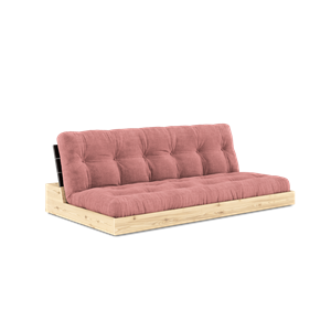 Karup Design Bas Bäddsoffa Med 5-lagers Madrass Svart Natt/Sorbet Rosa