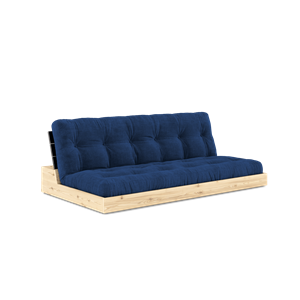 Karup Design Bas Bäddsoffa Med 5-lagers Madrass Svart Natt/Royal Blue