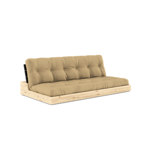 Karup Design Bas Bäddsoffa Med 5-lagers Madrass Svart Night/Wheat Beige