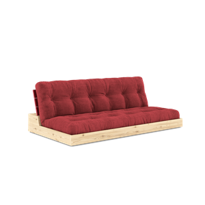 Karup Design Bas Bäddsoffa Med 5-lagers Madrass Poppy Red/Ruby Red