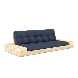 Karup Design Bas Bäddsoffa Med Sidobox & 5-lagers Madrass Transparent/Navy