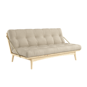 Karup Folksoffa Klarlackerad Furu/747 Beige