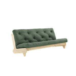 Karup Design Fresh Sofa M. Madrass 756 Olivgrön/Klarlackad