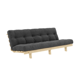 Karup Design Lean Soffa Soffa Med Alpha Madrass 130x200 Charcoal/Raw